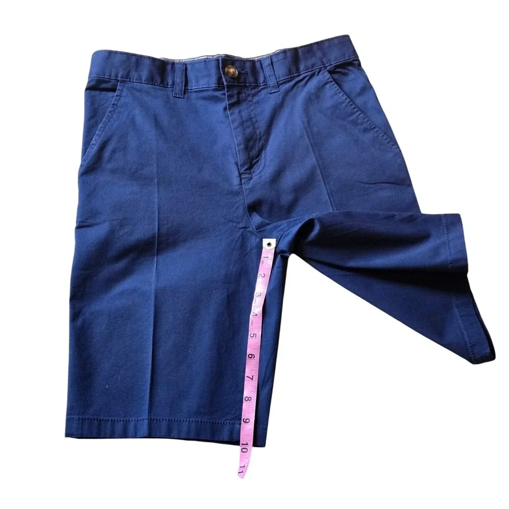 Carter's Boys Navy Uniform Chino Shorts Size 12 Regular School Stretch